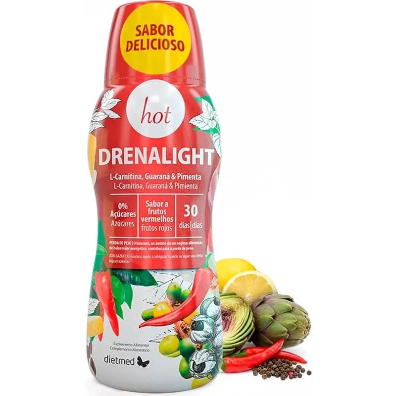 Drenalight hot 600 ml – supliment drenant și depurativ pentru metabolism și controlul greutății — preț și oferte