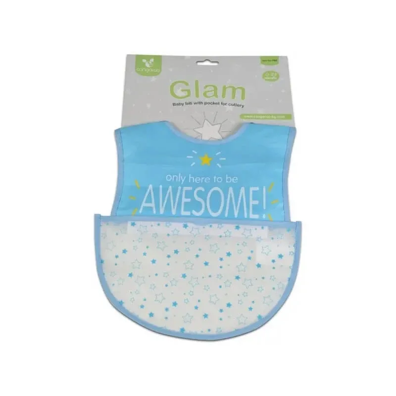 Cangaroo Glam - bavetă impermeabilă - albastră — preț și oferte