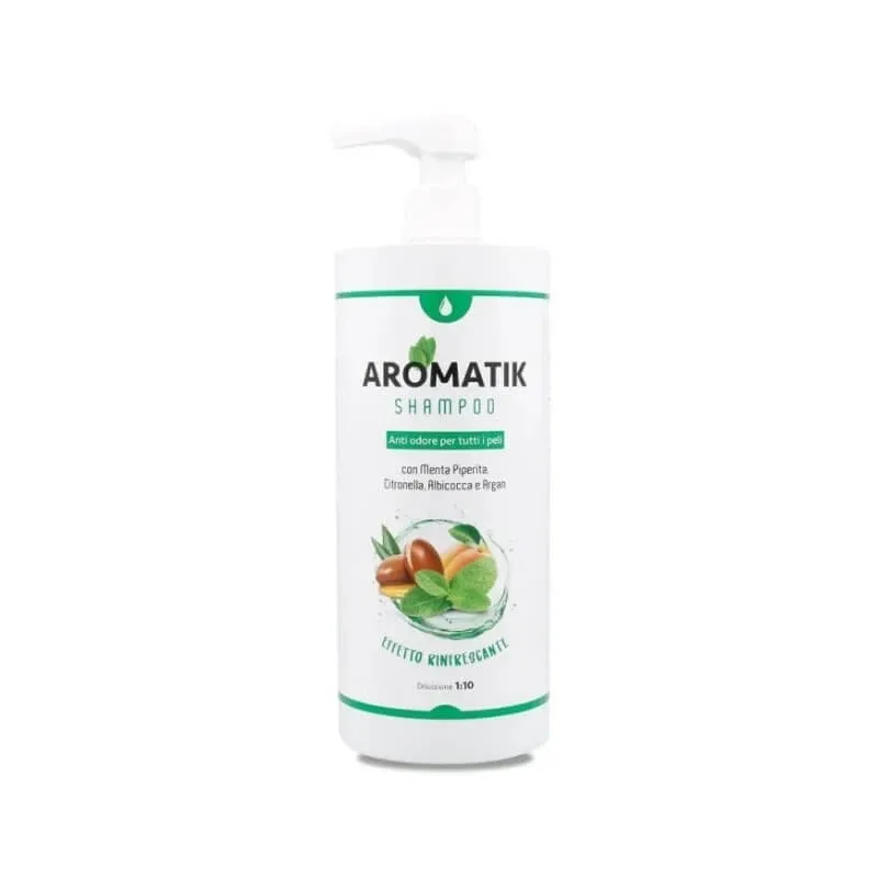 Aries biopetcosmetic Aromatik - șampon profesional anti-miros și demulsifiant pentru câini și pisici, 1000 ml — preț și oferte