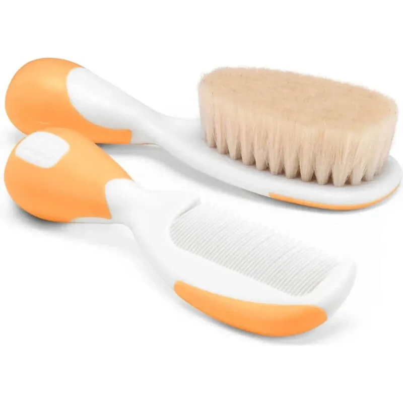Chicco perie și pieptene portocalii pentru copii de la 0 luni în sus — preț și oferte