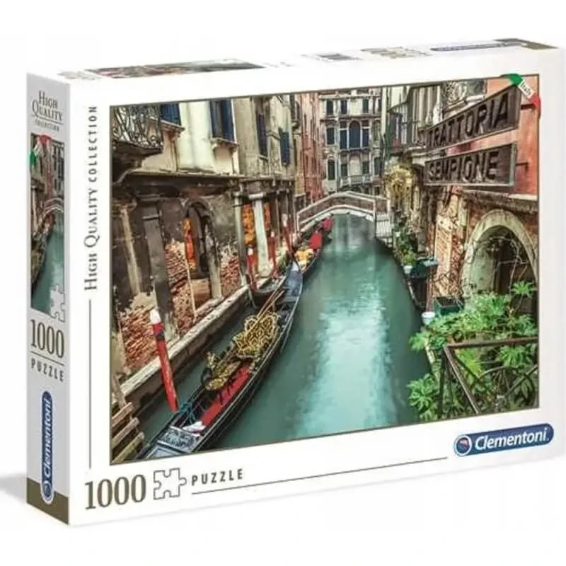 Puzzle Clementoni „Canalele din Veneția” pentru adulți, de 1000 de piese — preț și oferte