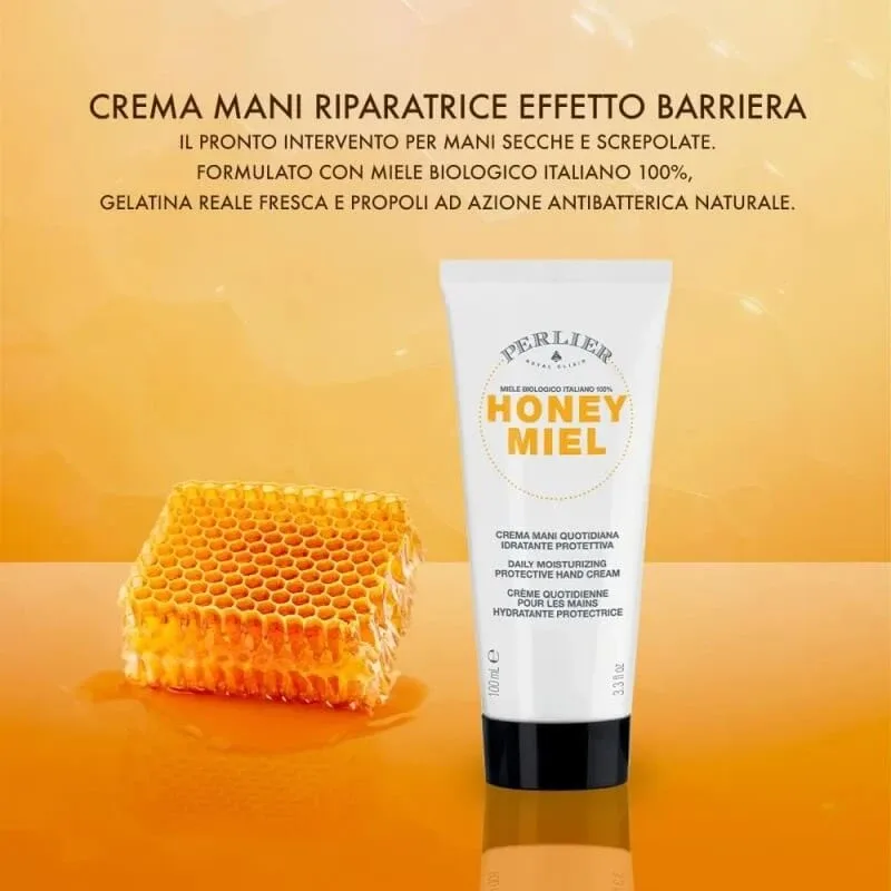 Perlier Miele - cremă de mâini cu efect de barieră 100 ml — preț și oferte