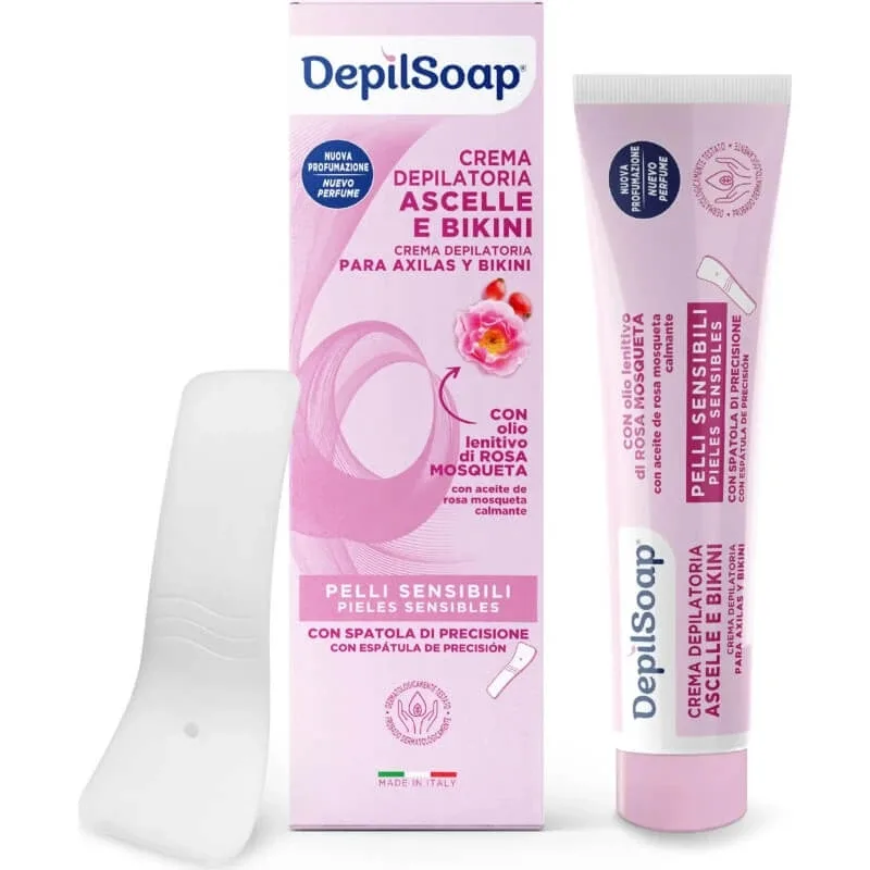 Depilsoap Cremă de epilare pentru axile și zona bikini, pentru pielea sensibilă, 75 ml — preț și oferte