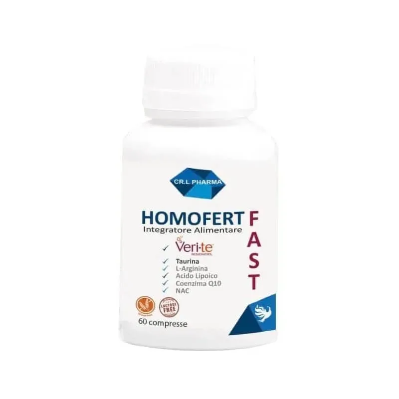 Homofert fast 60 comprimate – supliment alimentar pentru fertilitatea masculină — preț și oferte