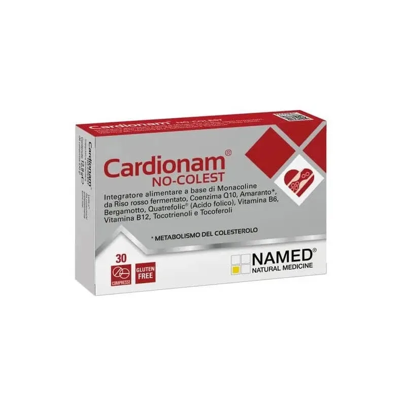 Cardionam no-colest 30 comprimate – supliment alimentar pentru colesterol — preț și oferte