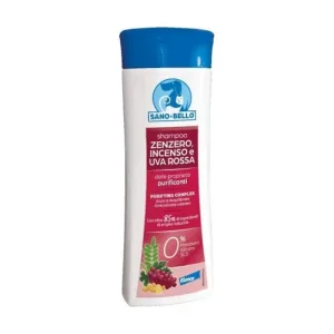 Elanco Sano e bello – șampon protector și igienizant cu ghimbir, tămâie și struguri roșii – 250 ml