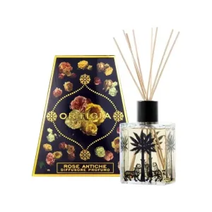 Ortigia Trandafiri antici - difuzor aromatic cu bețișoare, 200 ml