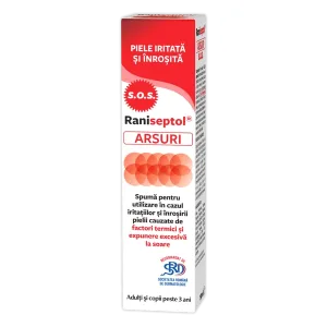 Raniseptol arsuri S.O.S – Spuma cu 20% Pantenol, Zdrovit | 150 ml