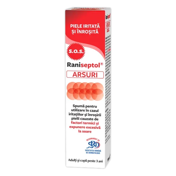 Raniseptol arsuri S.O.S – Spuma cu 20% Pantenol, Zdrovit | 150 ml NP PHARMA — preț și oferte