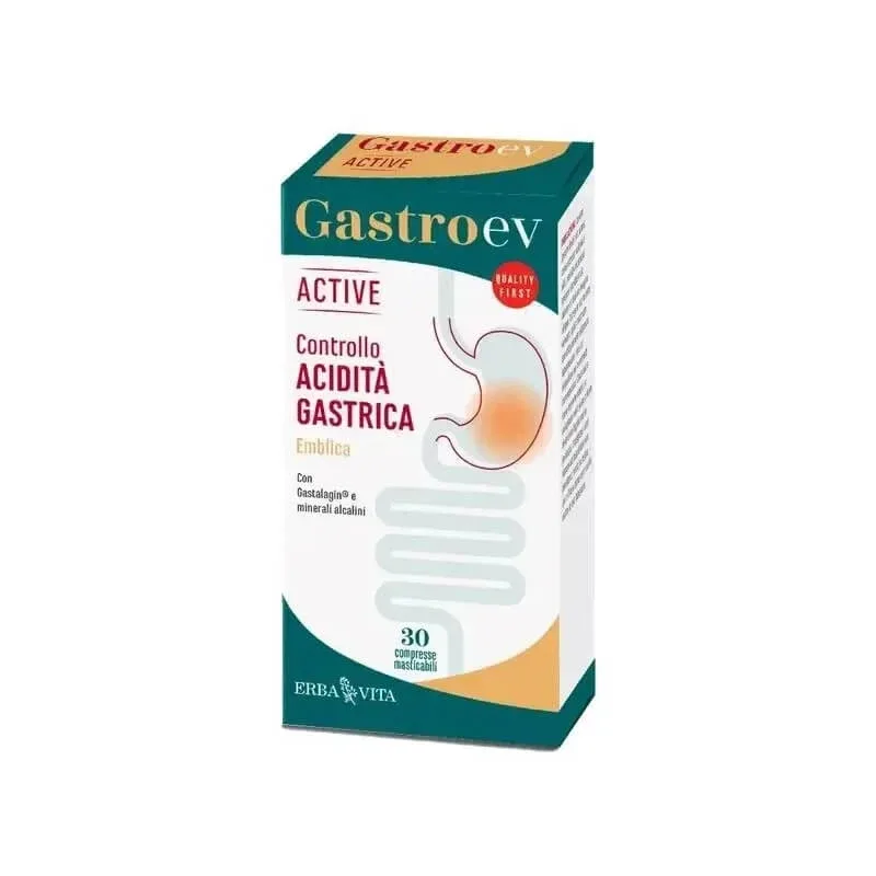 Gastro-ev active 30 comprimate – supliment alimentar pentru controlul acidității gastrice — preț și oferte