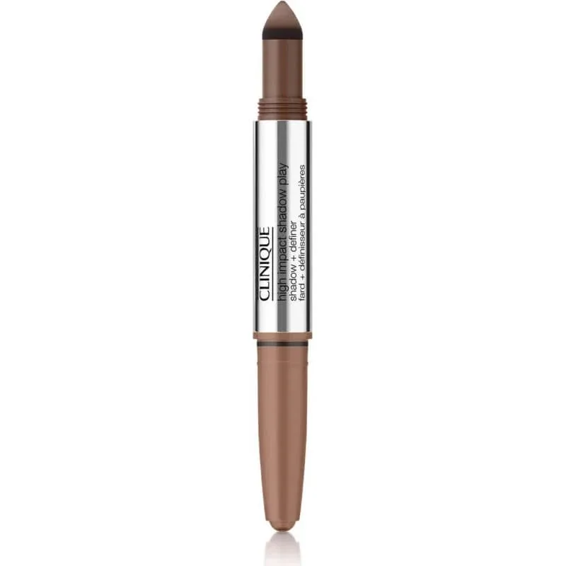 Clinique High Impact Shadow Play Shadow + Definer – fard de ochi sub formă de stick, nr. Double Latte — preț și oferte
