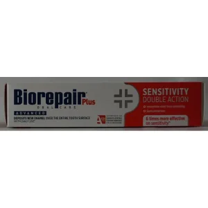 Biorepair plus advanced dublă acțiune pentru dinți sensibili - pastă de dinți pentru dinți sensibili 75 ml