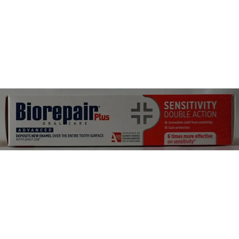 Biorepair plus advanced dublă acțiune pentru dinți sensibili - pastă de dinți pentru dinți sensibili 75 ml — preț și oferte