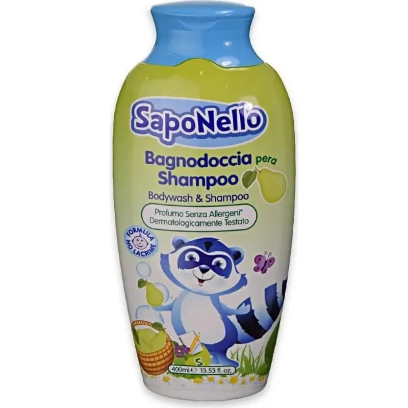 Felce azzurra Saponello – gel de duș și șampon pentru copii – parfumuri asortate – 400 ml — preț și oferte