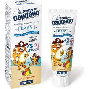 Pasta del capitano Baby – pastă de dinți cu aromă de fructe +3 ani 75 ml