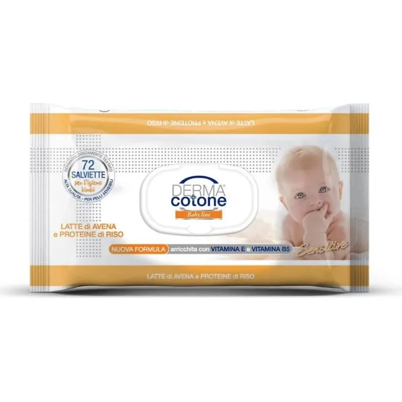 Dermacotone lapte de ovăz și proteine din orez – 72 de șervețele — preț și oferte