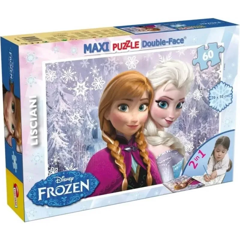 Lisciani Maxi puzzle cu două fețe „Frozen”, 60 de piese, 46881-874 — preț și oferte
