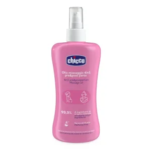Ulei de masaj Chicco 4 în 1 – pentru prevenirea vergeturilor, hidratant și elasticizant, înainte și după naștere, 200 ml