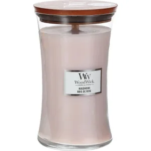Woodwick Rosewood – lumânare parfumată în formă de clepsidră, mare, 609 g
