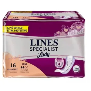 Lines specialist lady mini – 16 tampoane pentru incontinență ușoară