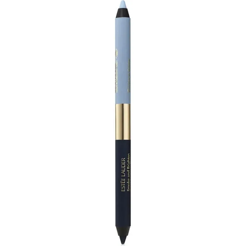 Estee Lauder Smoke and Brighten Kajal Eyeliner Duo – creion de ochi 2 în 1, albastru marin/albastru cer — preț și oferte