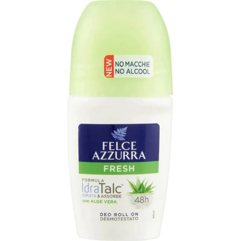 Felce Azzurra Fresh – deodorant hidratant cu aloe vera, roll-on, 50 ml — preț și oferte