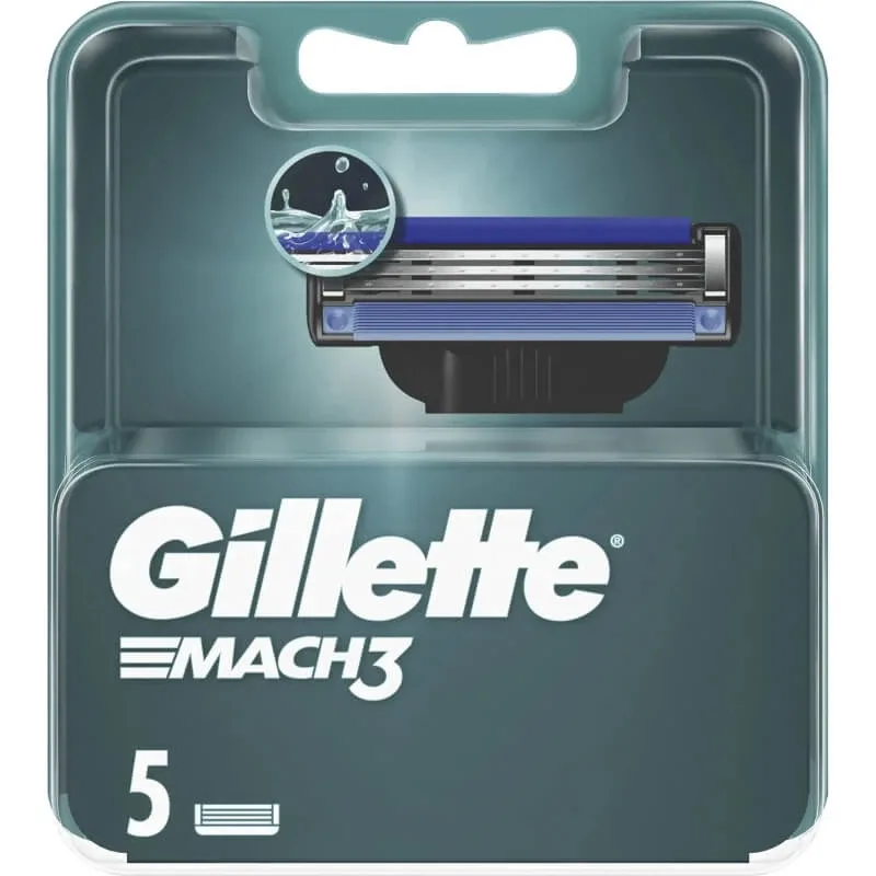 Gillette Mach3 – 5 lame pentru aparatul de ras manual — preț și oferte