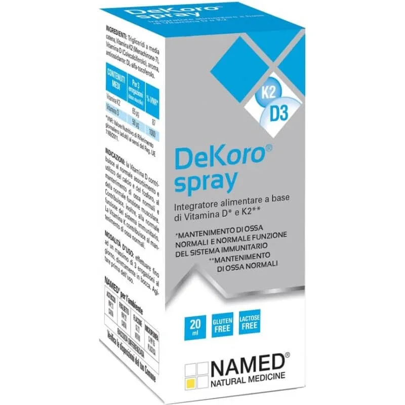 Dekoro spray 20 ml – supliment cu vitamina D și K2 — preț și oferte
