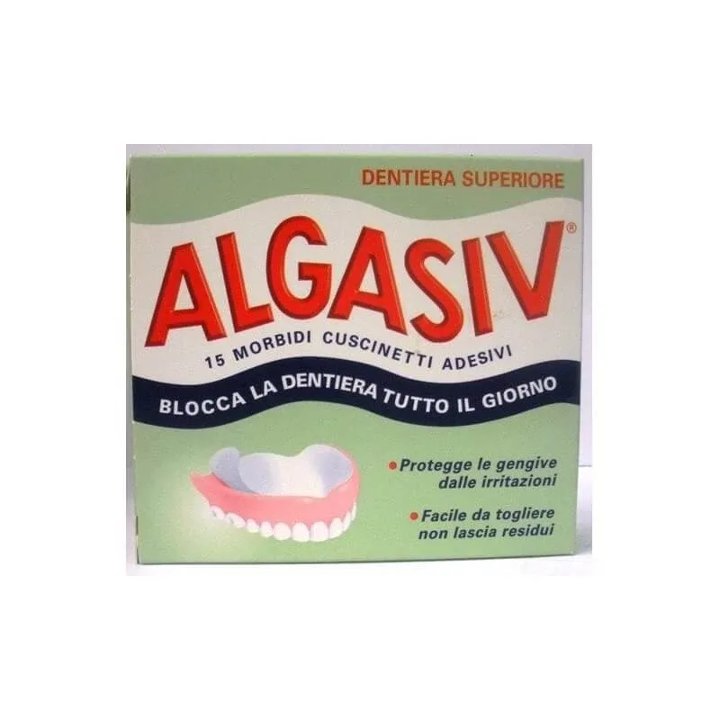 Algasiv 15 tampoane adezive pentru proteza dentară superioară — preț și oferte