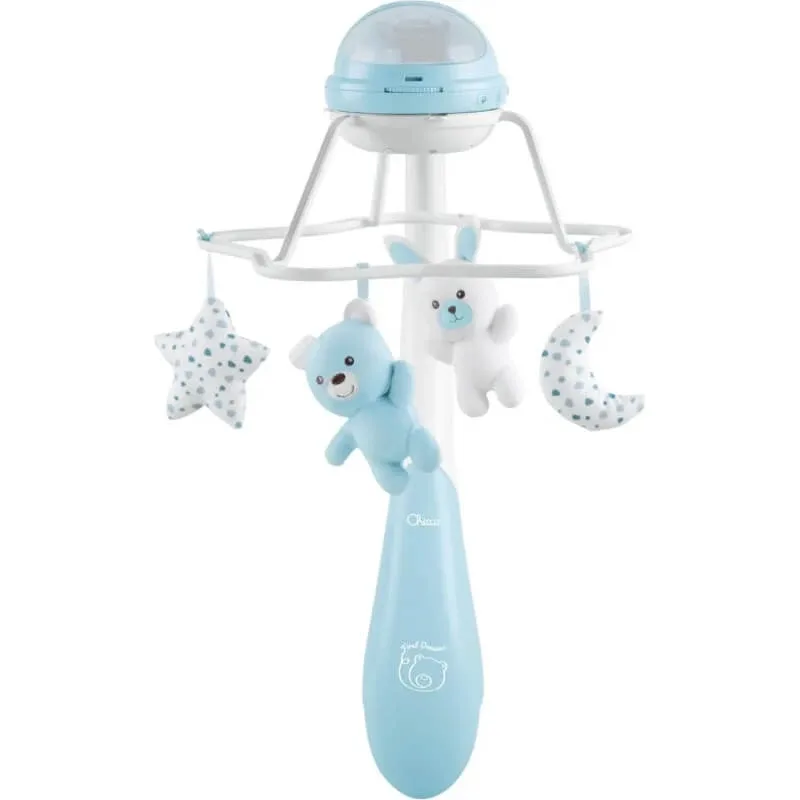 Chicco carusel muzical curcubeu 0 luni+ - albastru deschis — preț și oferte
