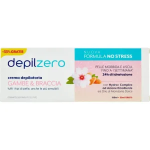 Depilzero Cremă depilatoare pentru picioare și brațe 200 ml