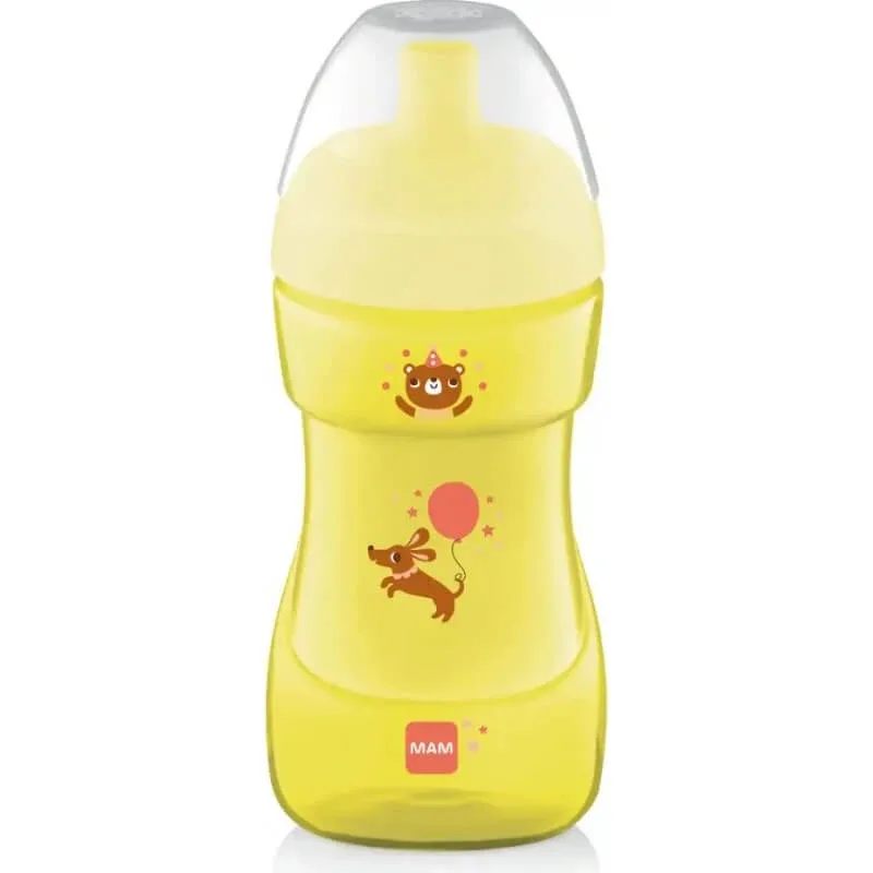 Mam Sports cup – cană anti-picurare pentru băut, de 330 ml, culoare verde sorbet — preț și oferte