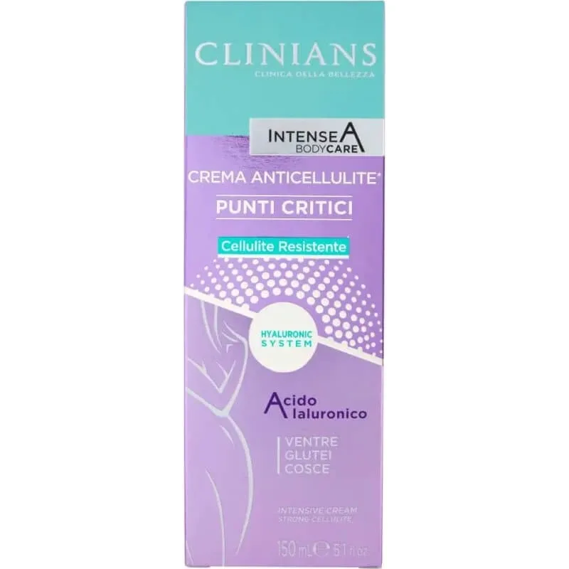 Clinians Intense – cremă anticelulitică pentru zonele critice – abdomen, fese și coapse, 150 ml — preț și oferte