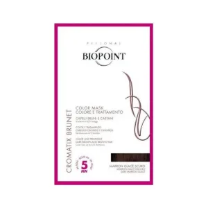 Biopoint Tratament de colorare Cromatix – mască de tratament pentru colorare în 5 minute, 30 ml, maro glacé închis