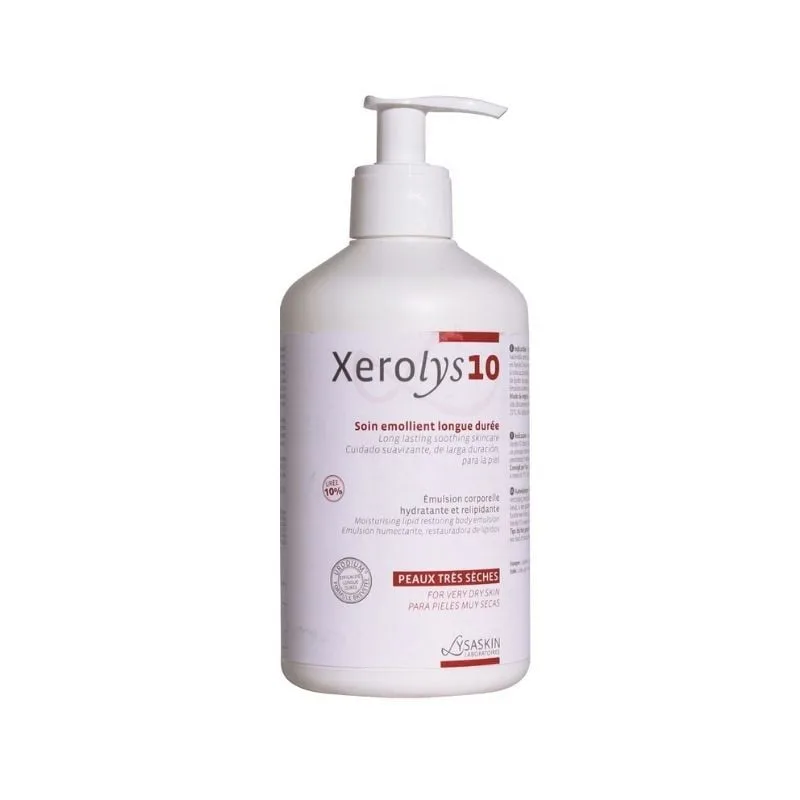 Emulsie pentru piele uscata Xerolys 10, 500ml, Lab Lysaskin LABORATOIRES LYSASKIN — preț și oferte