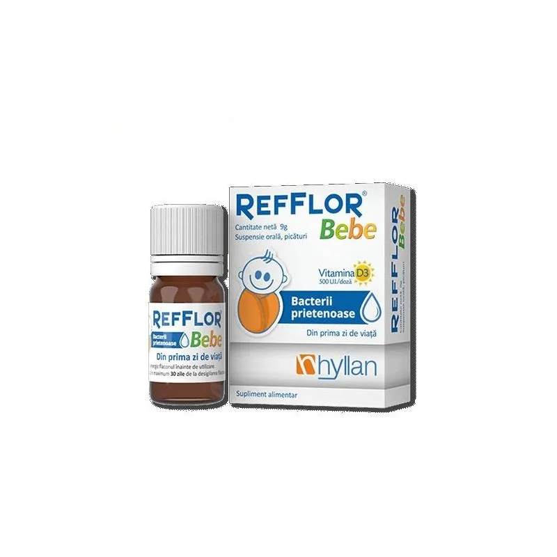 Refflor Bebe picaturi | 10 ml HYLLAN PHARMA — preț și oferte