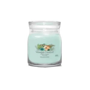 Yankee Candle Aloe &amp; Agave – lumânare parfumată medie din seria Signature, 368 g