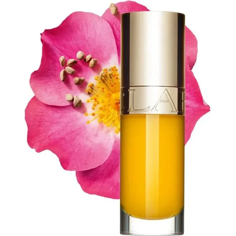 Clarins Lip Comfort Oil – ulei hrănitor pentru buze nr. 21 Joyful Yellow — preț și oferte