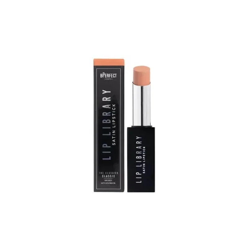 Bperfect Lip Library Satin Lipstick – ruj satinat – clasic — preț și oferte