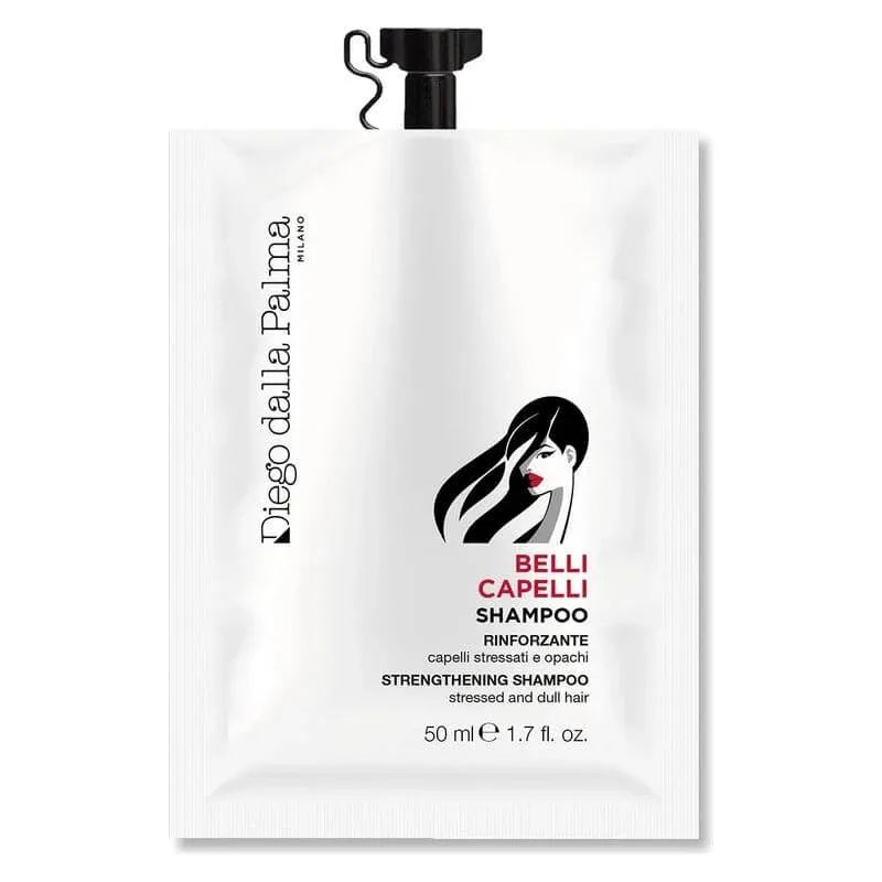 Diego dalla palma – păr frumos – șampon fortifiant pentru un păr puternic, cu volum și strălucitor, 50 ml — preț și oferte