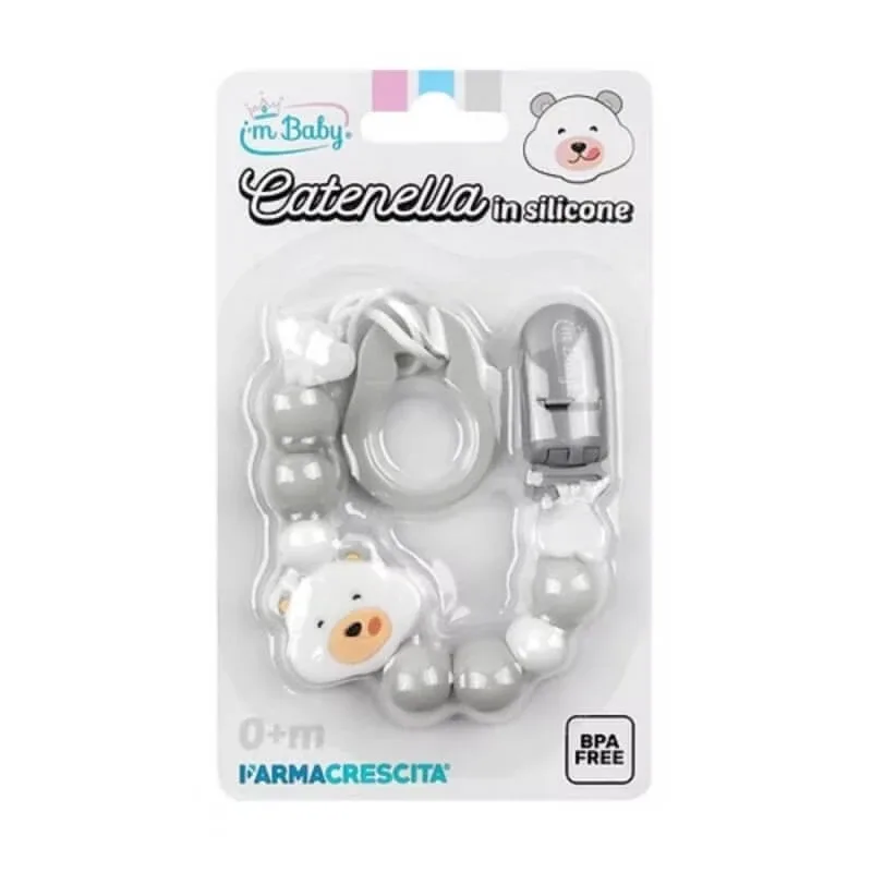 Sunt Baby Catenella, port-sucet – din silicon, cu inel universal, culori asortate — preț și oferte