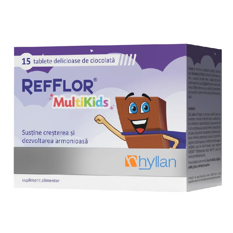 Refflor Multikids, Hyllan Pharma | 15 tablete — preț și oferte