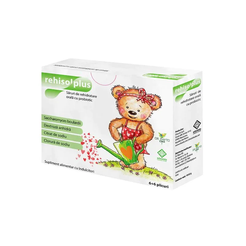 Rehisol Plus Saruri de rehidratare | 12 plicuri ERBOZETA S.P.A — preț și oferte