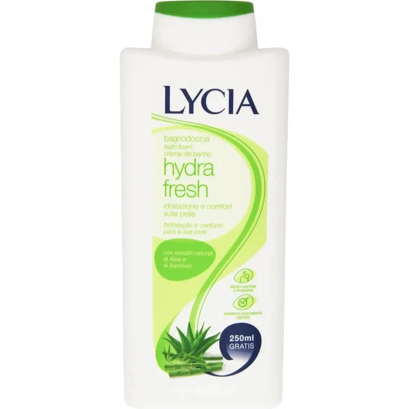 Lycia Hydra fresh – gel de duș cu aloe vera și extract de bambus, 750 ml — preț și oferte