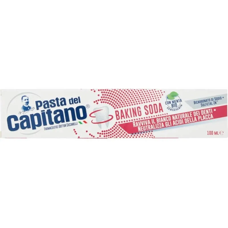 Pasta căpitanului Bicarbonat de sodiu – pastă de dinți 100 ml — preț și oferte