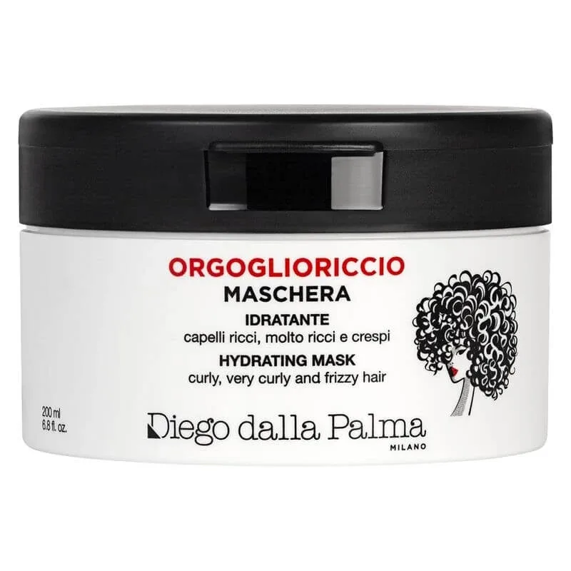 Diego dalla Palma Orgoglio Riccio – mască hidratantă pentru părul cret, care conferă definiție și combate efectul de păr electrizat, 200 ml — preț și oferte