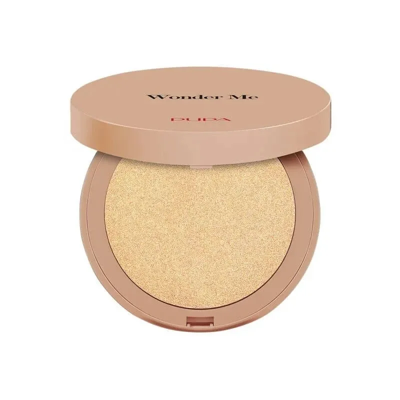 Pupa Wonder Me Glow – iluminator compact pentru față – nr. 102 Pure Gold — preț și oferte