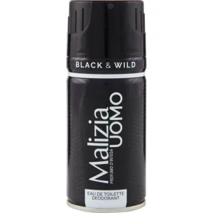 Malizia Black &amp; wild - deodorant pentru bărbați cu pulverizator, 150 ml