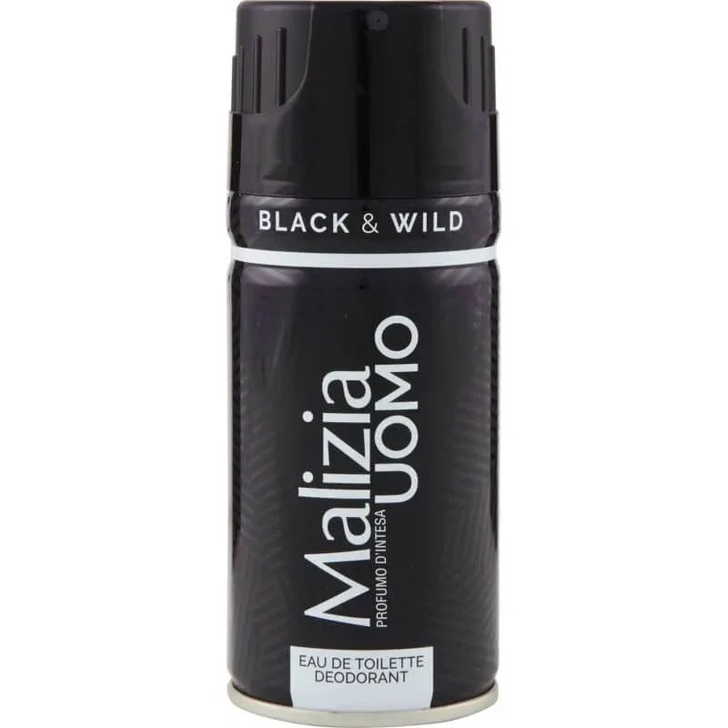 Malizia Black &amp; wild - deodorant pentru bărbați cu pulverizator, 150 ml — preț și oferte
