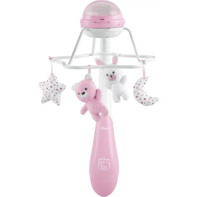 Chicco - carusel muzical curcubeu roz — preț și oferte